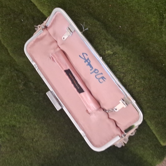 Vintage beaded dream bag with silver clasp and chain handle - Picture 2 of 4